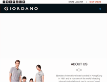 Tablet Screenshot of giordano-me.com